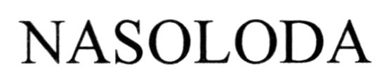 nasoloda
