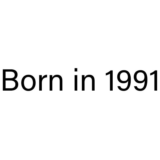 born in 1991