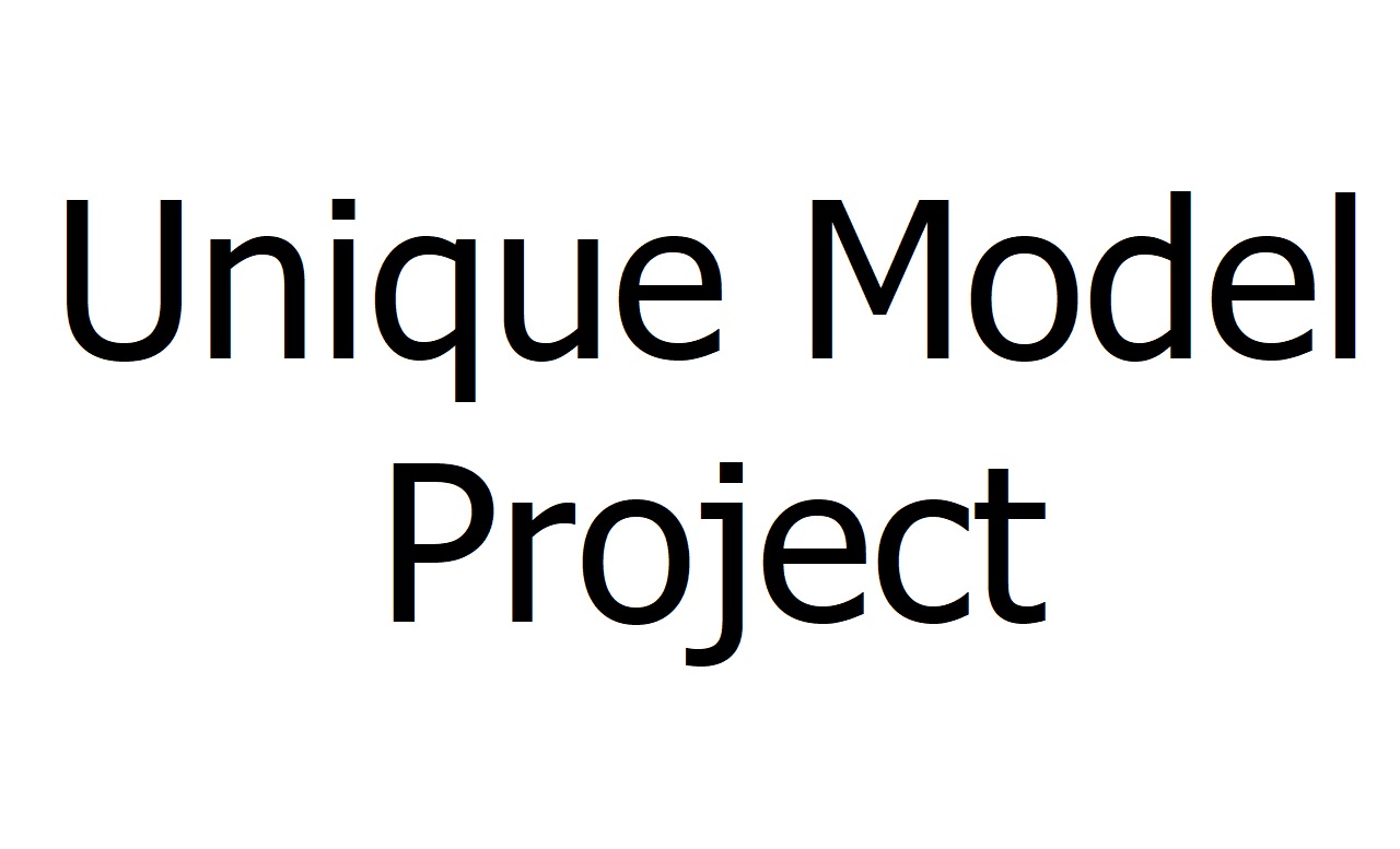 unique model project