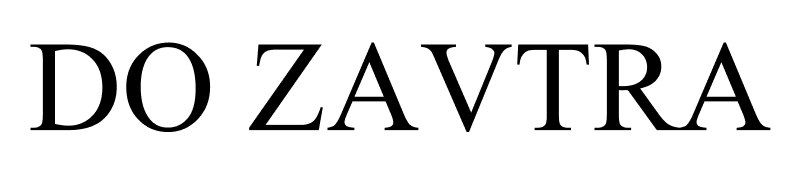 do zavtra