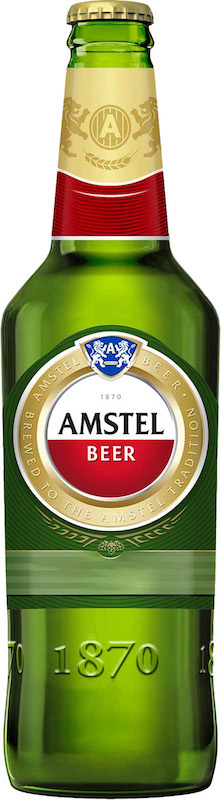 amstel beer brewed to the amstel tradition