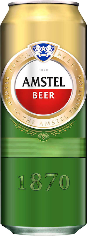 amstel beer brewed to the amstel tradition