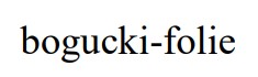 bogucki folie