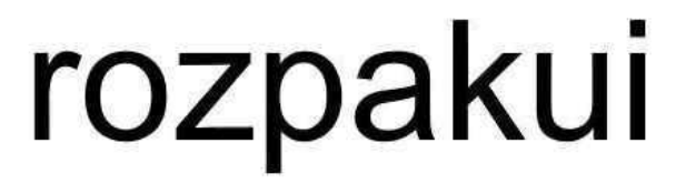 rozpakui