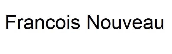 francois nouveau