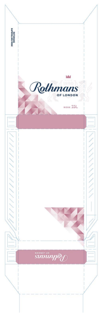 rothmans super slims rose