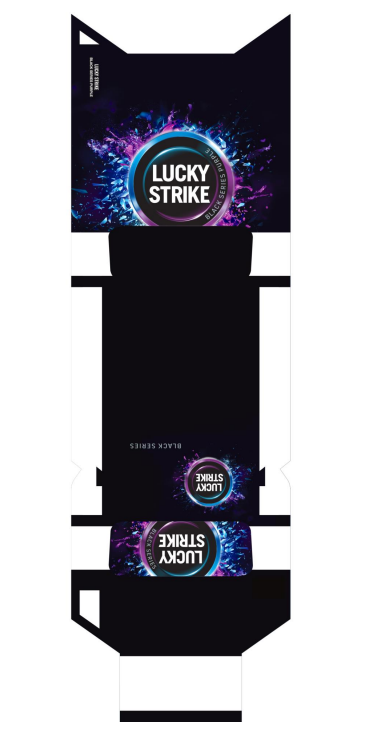 Зображення марки «black series purple · lucky strike»
