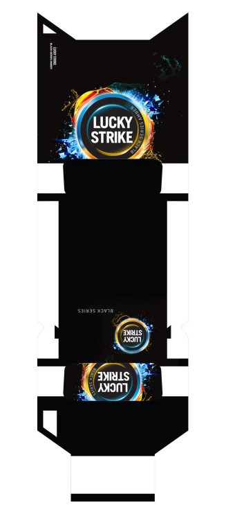 Зображення марки «black series amber · lucky strike»