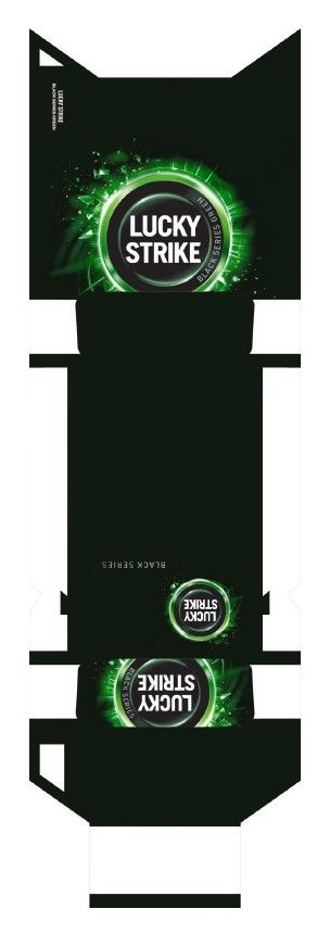 Зображення марки «lucky strike · black series green»