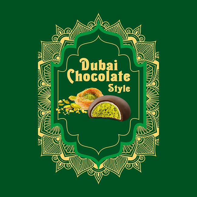 dubai chocolate style