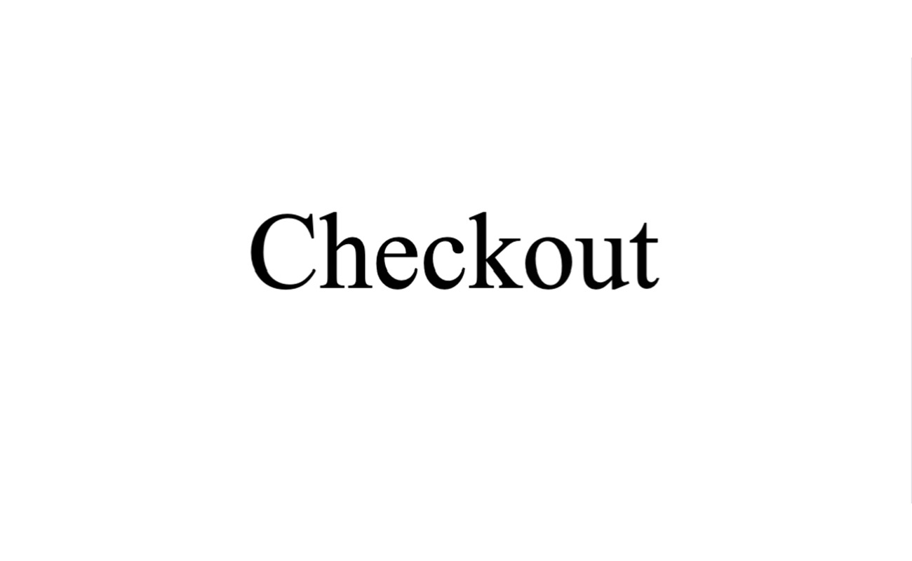 checkout