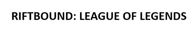 riftbound: league of legends