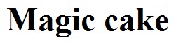 magic cake