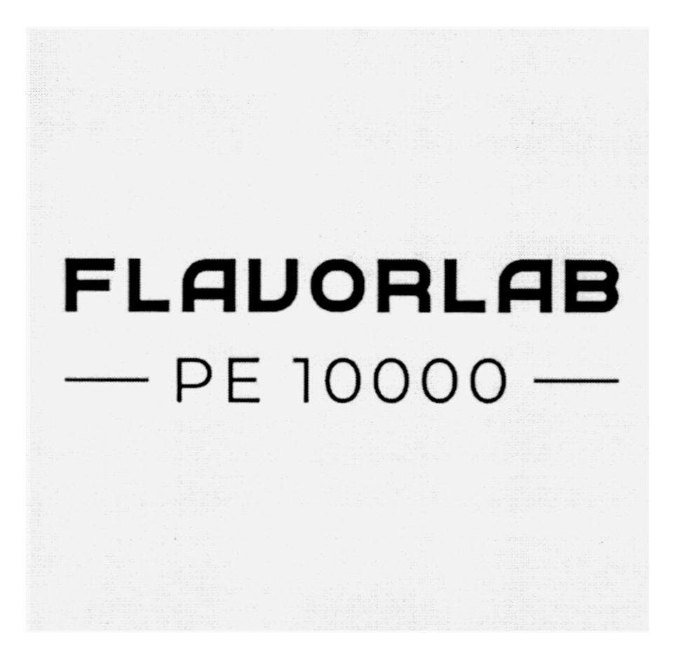 Торговельна марка «ре 10000 pe pe 10000 flavorlab», свідоцтво №391310