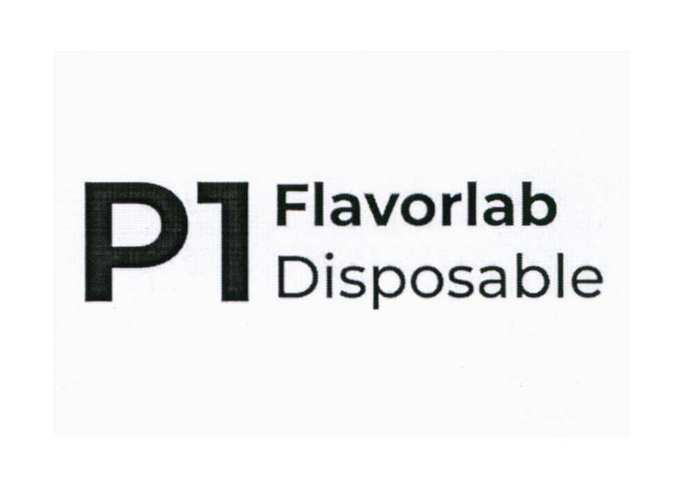 Торговельна марка «disposable flavorlab 1 p p1 p1 flavorlab disposable», свідоцтво №391311