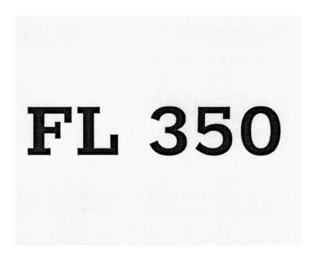 Торговельна марка «350 fl fl 350», свідоцтво №391315