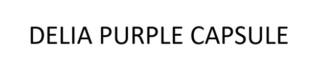 Торговельна марка «capsule purple delia delia purple capsule», свідоцтво №391371