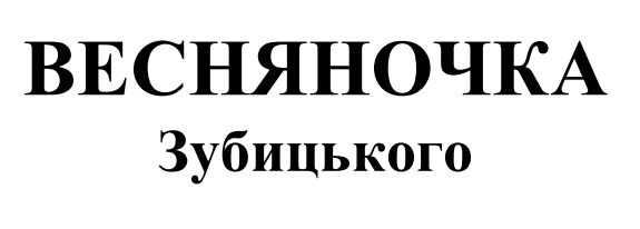 весняночка зубицького