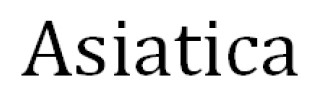 asiatica