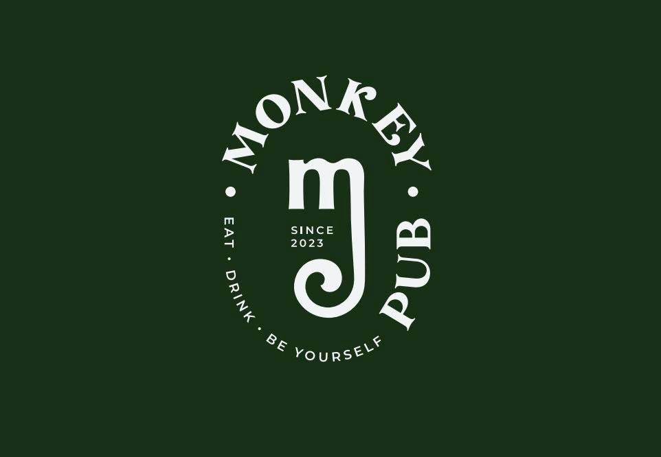 Зображення марки «monkey pub eat drink be yourself m sinсe 2023»