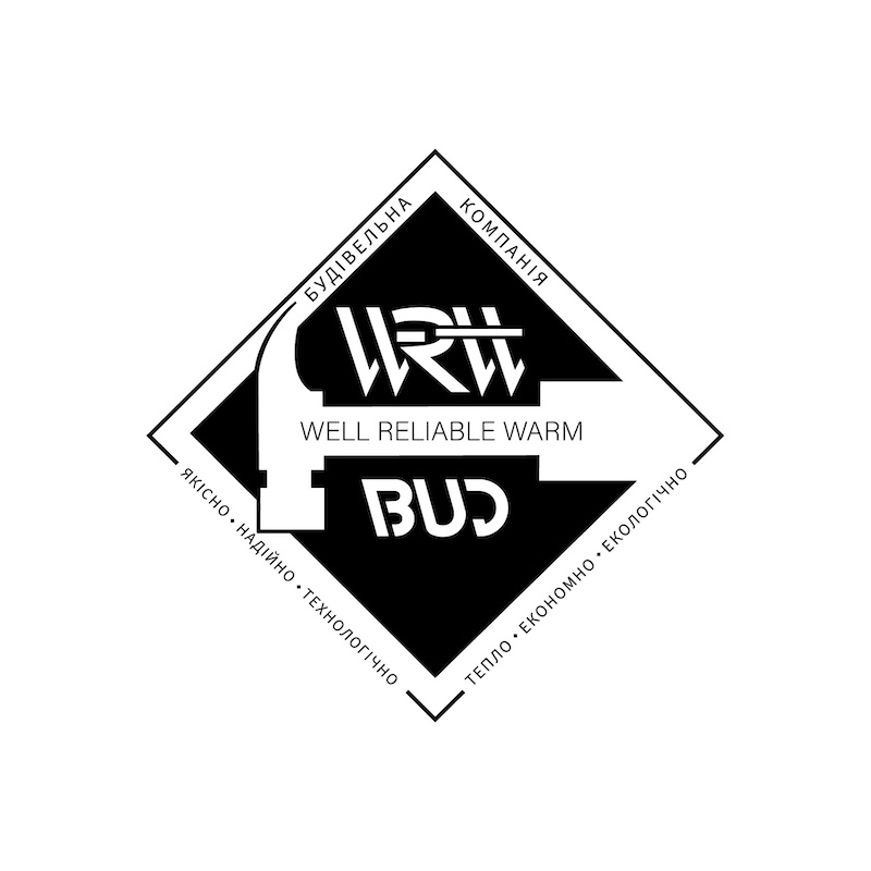 Зображення марки «wrw bud well reliable warm будівельна компанія якісно надійно технологічно тепло економно екологічно»»