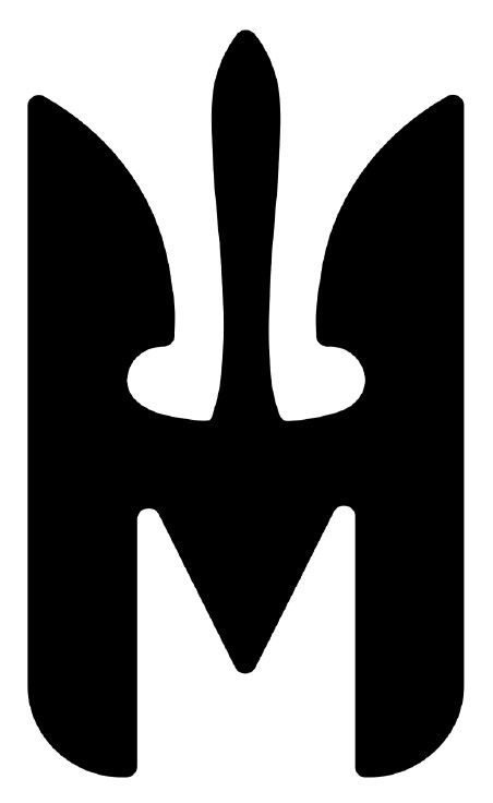 м