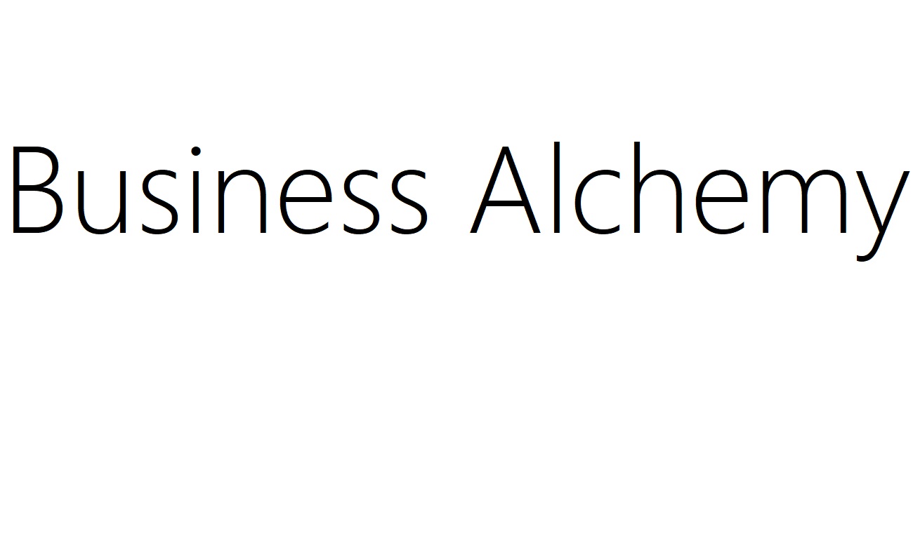 business alchemy