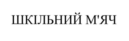 шкільний м'яч