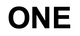 one