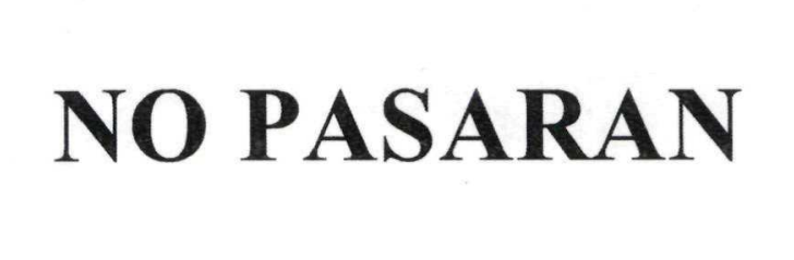 no pasaran