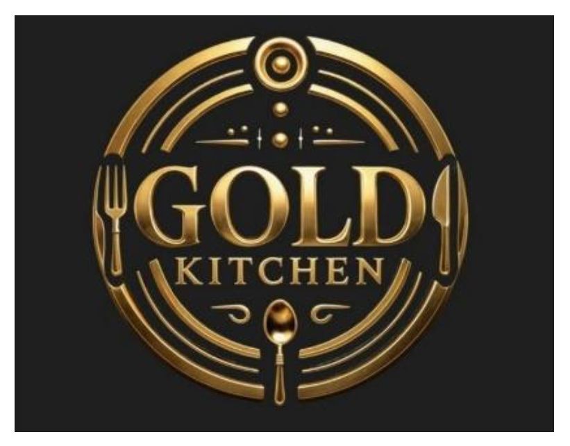 gold kitchen