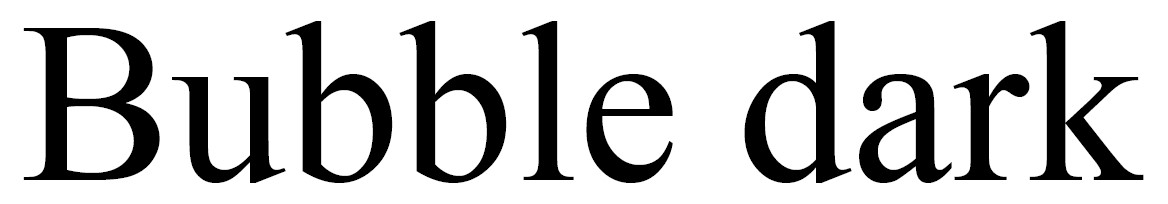 bubble dark