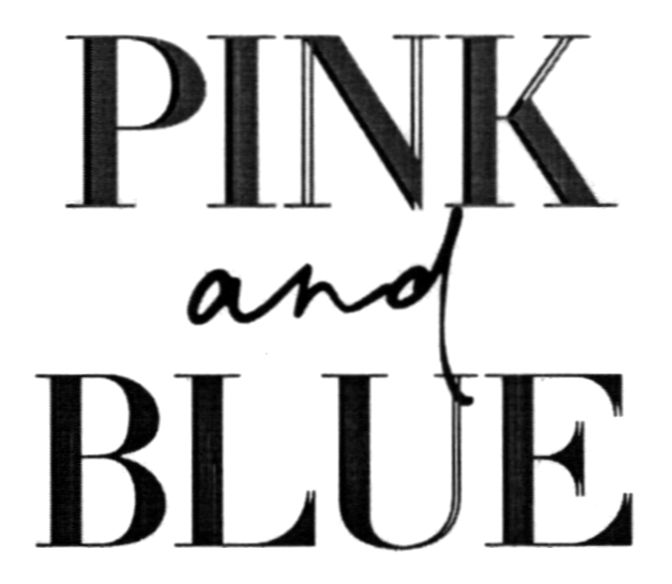pink and blue