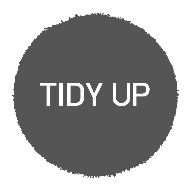tidy up