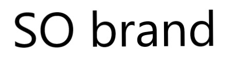 so brand
