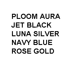 ploom aura jet black luna silver navy blue rose gold
