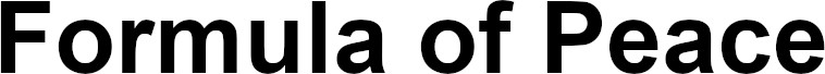 formula of peace