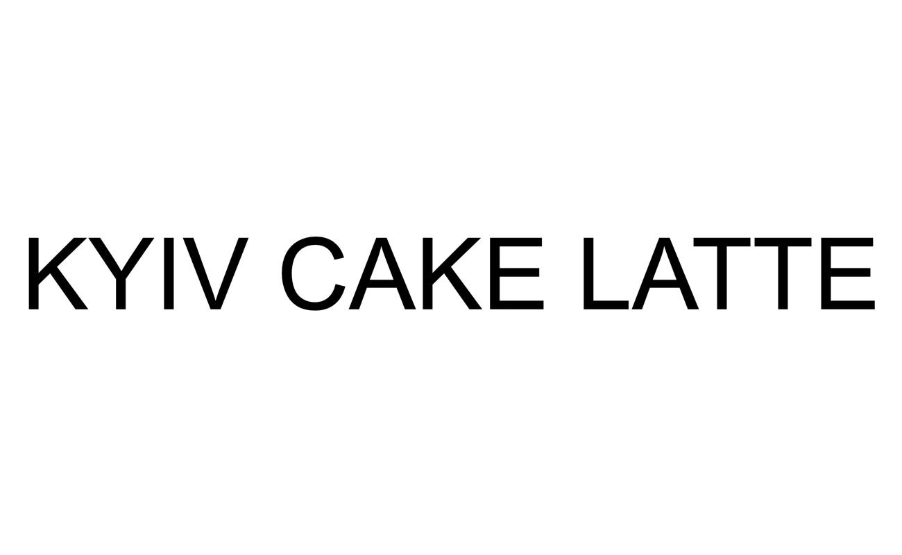 kyiv cake latte