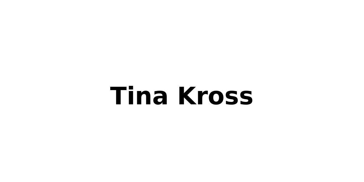 tina kross