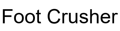 foot crusher