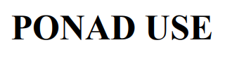 ponad use