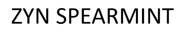 zyn spearmint