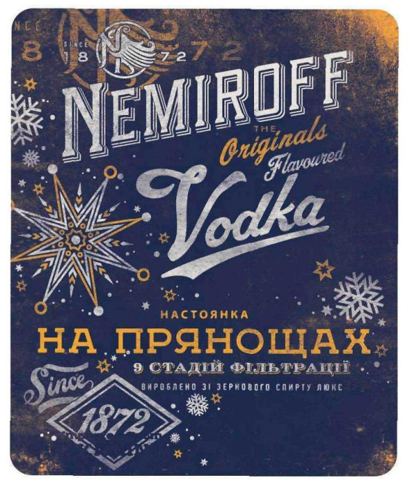nemiroff the originals flavoured vodka