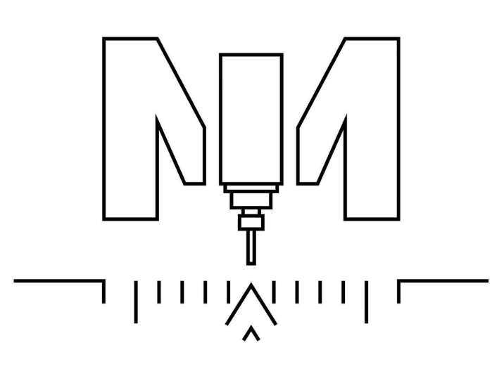 м