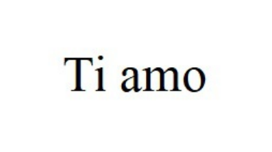 ti amo