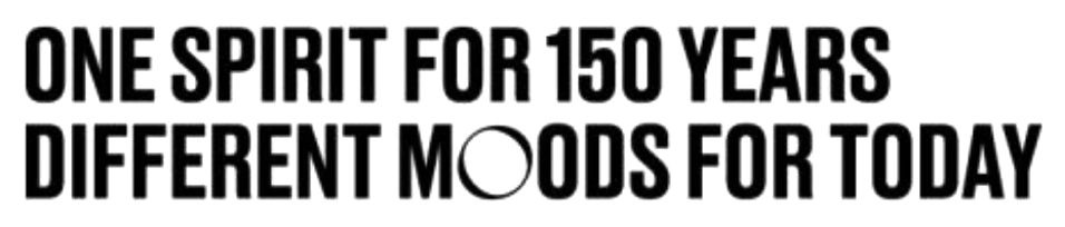 one spirit for 150 years different moods for today