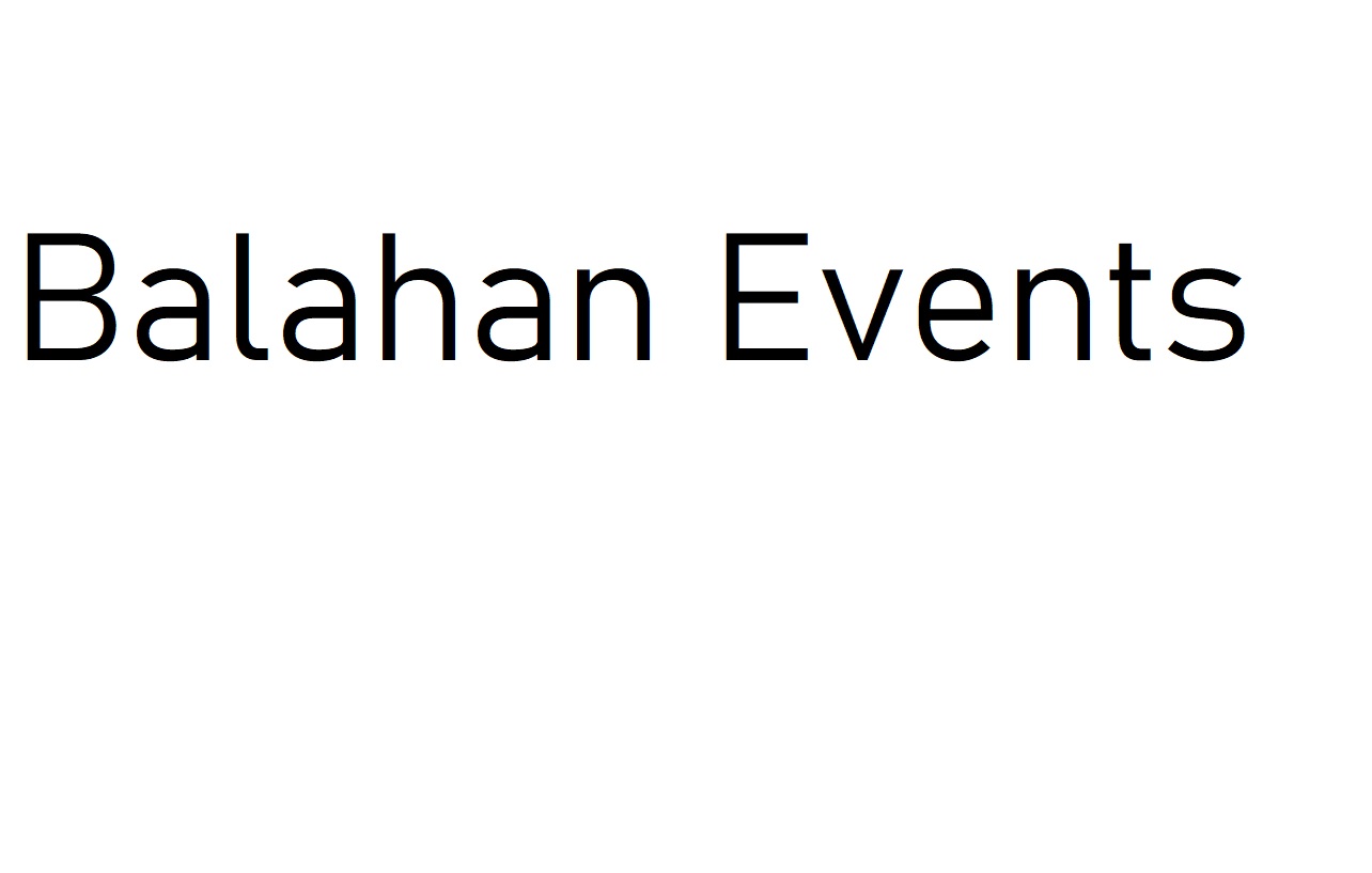 balahan events