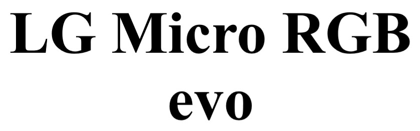 lg micro rgb evo