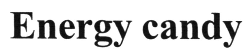 energy candy