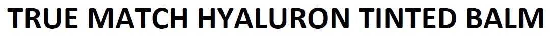true match hyaluron tinted balm